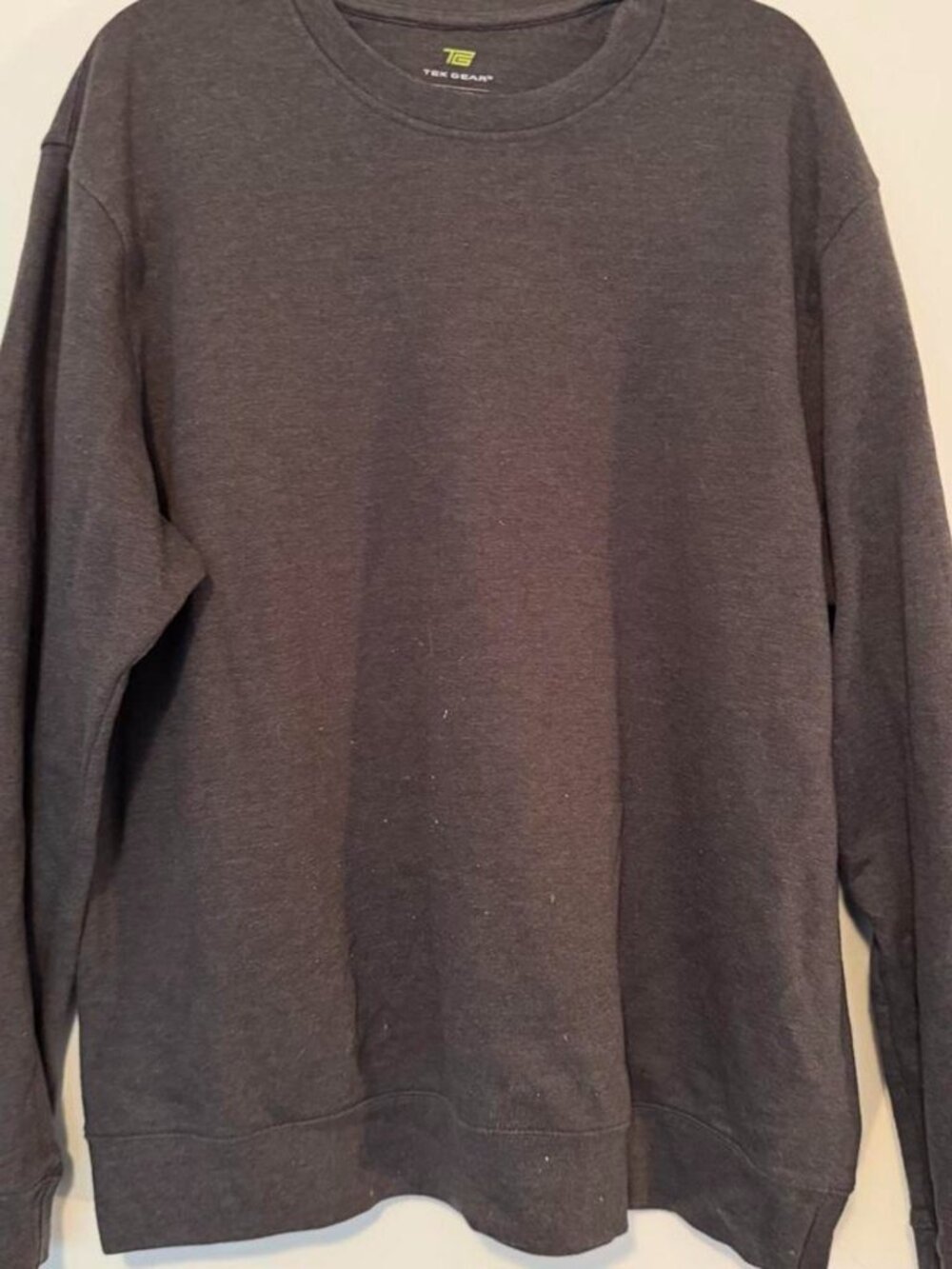 Gray Tek Gear cotton & polyester sweatshirt in a L